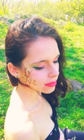 Claudine_07 wiosenny make up artystyczny na konkurs &quot;Zmalowanej&quot; :) 