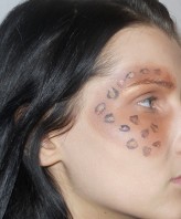 Kowalczuk_Makeup makijaż fantazyjny wykonany kosmetykami kolorowymi marki Kent's: CZARNA PANTERA:)