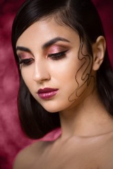 SuzannaRahman Edytorial - Metalic beauty dla Make-up trendy nr 4, 2017
