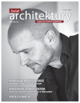 golman Architekt Robert Konieczny na okładce magazynu Świat Architektury - totalne zaskoczenie i wielka radość jednocześnie.
