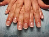 kittykim Manicure hybrydowy - biały french