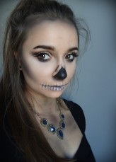 Martyna_Zatka_Make_Up Squll Lady, charakteryzacja halloweenowa.