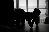 ltba_photography Against light. Silhouette of a model