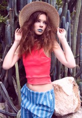 Domino_ PH: Łukasz Babst
Model: Karolina Mielcarz
Make-up: Izabela Kolanowska 
Stylist: Domino_
Pents: Orushka