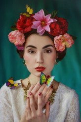 IndianSummer Portret inspirowany Fridą Kahlo