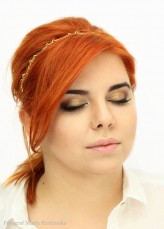 Beatriz Moja "ruda" klientka w ślubnym makijażu i fryzurze mojego autorstwa. 
MUA: Wake Up and Make Up Beata Szymczak
PHOTO: Fotograf Marta Rudzińska