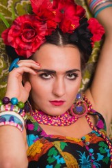 ortega                             Praca konkursowa na Mistrzostwa Polski 2015 w Makijażu
Make up & Stylizacja Joanna Ortega Estrada
Inspiracja Frida Kahlo            