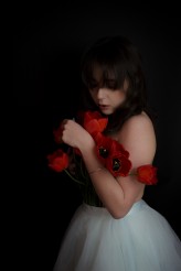 Czarna_Roza Sesja z tulipanami kobiece sesje 