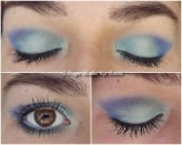 a_make-up Chłodne odcienie,stylizowane na baby blue ;) 