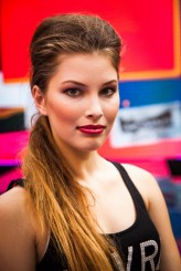 A-makeup                             FASHION WEEK MANUFAKTURA 2015 
Modelka: Daria Ludwiczak 
Fotograf: Kamil Holwek
Makijaż: A-makeup for Douglas            