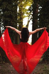 Bogini Fot. Oliwia Słowiakhttps://www.instagram.com/ksztaltsoczystosci/?hl=en
sesja  wiosenna  2025
Stylizacje- koncepcja własna.
Stylistyka: Sensualna, zmysłowa, kobieca.
czerwona suknia projektu :Monika Mrońska.
 z kolekcji  " Lament"  