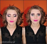 artistmakeup Moja ulubiona i stała klientka Madzia:) tym razem w kolorowym makijażu okolicznościowym:)