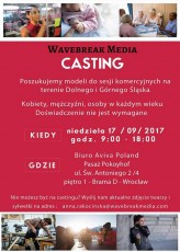 Anna_Wavebreak Zapraszamy na casting 17.09.2017 we Wrocławiu! Szukamy modeli i modelek w każdym wieku, w szczególności rodzin z dziećmi (niemowlaki i dzieci 5-10), seniorów 60+, brodaczy, rudzielców, osób o nietuzinkowej, oryginalnej urodzie.