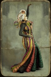 joannam postać inspirowana strojem ludowym, sukienka, peruka i charakteryzacja :)