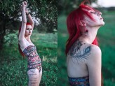 karokulinska tatto girl wind