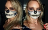PerfectMakeupAdaGlapka Halloween skull makeup..  