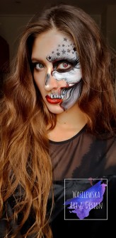 Maja_Wasilewska Halloween charakteryzacja 2019 rok 