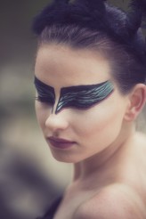 MagdaKozlowska                             Sesja zdjęciowa inspirowana filmem Black Swan.            