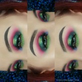 czerwonowlosa_makeup colorful makeup