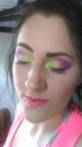 SandraArt                             Neonowy make-up            