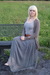 Tesia94                             Outfit w brazach i szarosciach z nowo nabyta spudnica maxi :)            