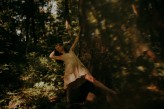 AnnJoy dancing in the woods