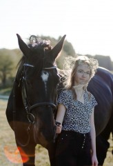 shewasbornfree Girl with a horse