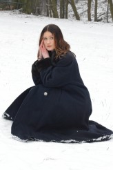 WN-foto z zimowej sesji z modelką Agatą