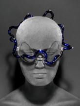 velstar HEADGEAR &amp; GLASSES &quot;CLEAR&quot; RECYCLED'5, WITH CRYSTALS SWAROVSKI - MICHAEL ASMAN