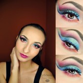 artistmakeup                             cut crease lat 80-tych:)            