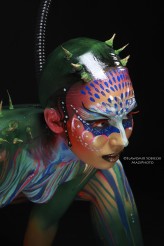 maziphoto " Alien Nation " 
Artist: Jenna Hacking Mua
Model: Sarah Reed
Studio: Ian Hamilton Photography