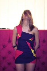 by_Linka temat : konstrukcja sukienki dopasowanej z trójkątów, 2012